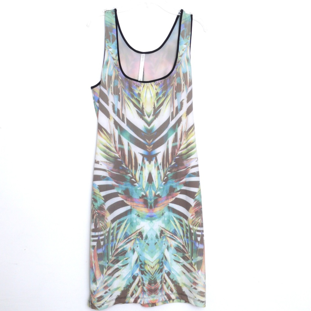 Hippie Chique psychedelic tropical batik dye dress